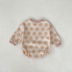 2023 New Arrival Infant Baby Print Flower Knitted Sweaters One Piece Wholesale
