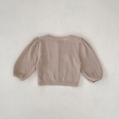 Infant Baby Unisex Knit Cardigan Spring & Autumn Knitwear Wholesale