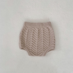 Baby Unisex 0-6 months Round Collar Knitted Sweaters Combo Short Pants In Sets Wholesale