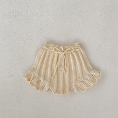 Infant Baby Girls Flowers Embroidery Coat Combo Short Pants In Sets Wholesale