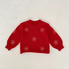 Infant Baby Girls Flowers Embroidery Coat Combo Short Pants In Sets Wholesale