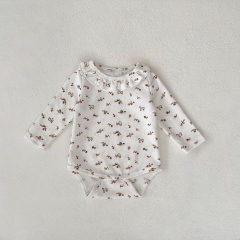 2023 New Autumn Infant Baby Girl 2 Difference Kinds Of Long Sleeve One Piece Wholesale