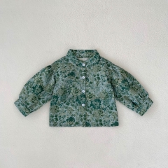 Ins 2023 Baby Unisex Floral Print New Arrival 2-pieces Sets Wholesale