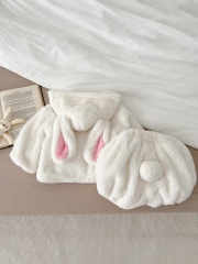 Infant Baby Girls Fluffy Rabbit Style Cardigan and Pants Sets Wholesale