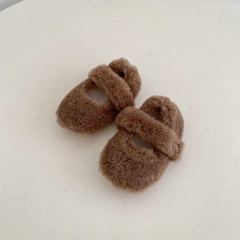 Adorable Plush Unisex Baby Shoes: Slip-resistant, Insulated, Durable, Sweet Design - 5 Colors Available