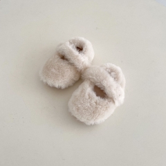 Adorable Plush Unisex Baby Shoes: Slip-resistant, Insulated, Durable, Sweet Design - 5 Colors Available