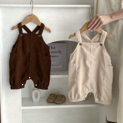 New Arrival Baby And Girl Corduroy Overalls In Spring And Autumn Wholesale