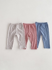 New Arrival Infant Baby Unisex Polka Dot Long Pants In Spring&Autumn Wholesale