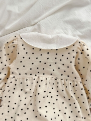 2024 New Arrivals Polka Dot Long Sleeve Jumpsuit In New Spring Wholesale