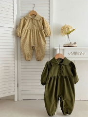 New Spring Infant Baby Girls Two Kinds Long Sleeve Jumpsuit Wholesale