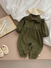 New Spring Infant Baby Girls Two Kinds Long Sleeve Jumpsuit Wholesale