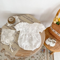 New Arrivals Infant Baby Girls Jacquard One Piece In New Summer Wholesale