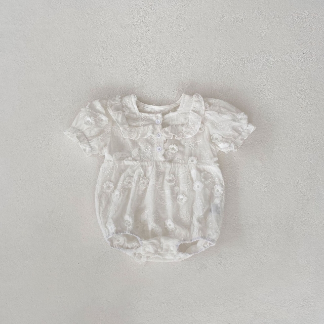 New Arrivals Infant Baby Girls Jacquard One Piece In New Summer Wholesale