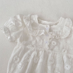 New Arrivals Infant Baby Girls Jacquard One Piece In New Summer Wholesale