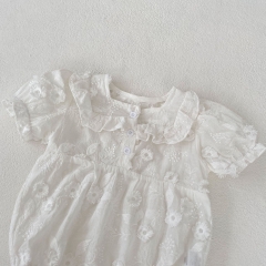 New Arrivals Infant Baby Girls Jacquard One Piece In New Summer Wholesale