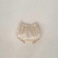 2024 New Summer Ins Infant Baby Girls Big Bowknot  Tops With Shorts Sets Wholesale