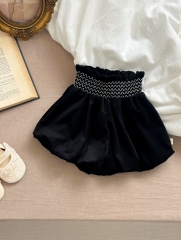 2024 Chinese Style Infant Baby Girls Long-sleeved Top Combo Short Pant In Sets Wholesale
