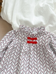 2024 Chinese Style Infant Baby Girls Long-sleeved Top Combo Short Pant In Sets Wholesale