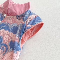 New Summer Baby Girls Chinese Style Dress Wholesale