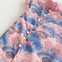 New Summer Baby Girls Chinese Style Dress Wholesale