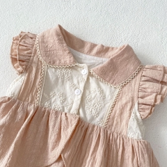 New Arrivals Infant Baby Girls Sweety Style Laces One Pirsece Wholesale