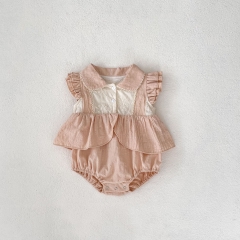 New Arrivals Infant Baby Girls Sweety Style Laces One Pirsece Wholesale