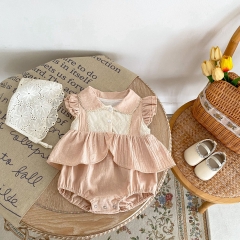 New Arrivals Infant Baby Girls Sweety Style Laces One Pirsece Wholesale