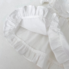 2024 New Arrivals Infant Baby Girls Laces Round-collars Dress Wholesale