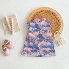 New Summer Baby Girls Chinese Style Dress Wholesale