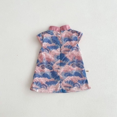 New Summer Baby Girls Chinese Style Dress Wholesale