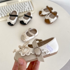 New Arrivals Infant Baby Girls Sweety Laces Design Slip-resistant Shoes Wholesale