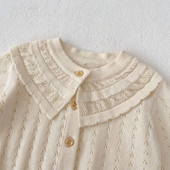 2024 In New Summer Baby Girls Sweety Solid Color Outwear Coat Wholesale