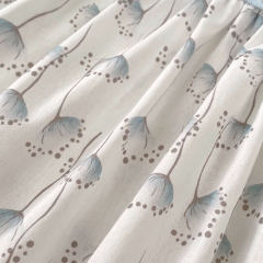 2024 New Summer Infant Baby Girls Dandelion Print Crewneck Sleeveless Dress Wholesale