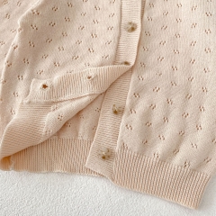 New Arrivals In New Summer Baby Girls Solid Colors Outwear Cardigan Coat Wholesale