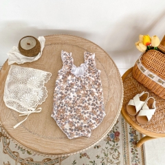 New Arrivals Baby Girls Jacquard One Pieces Swimwear In New Summer Wholesale