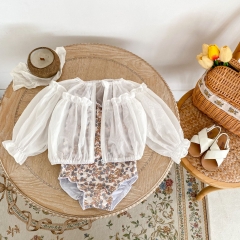 New Arrivals Baby Girls Jacquard One Pieces Swimwear In New Summer Wholesale