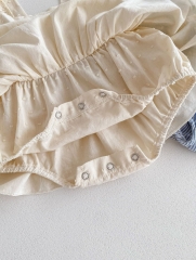 Infant Baby Girls Jacquard Embroidery One Pieces In New Summer Wholesale