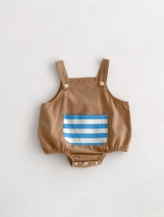 Infant Baby Unisex Stripe One Pieces In New Summer Wholesale