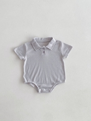 Infant Baby Unisex Solid Colors One Pieces In New Summer Wholesale