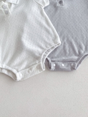 Infant Baby Unisex Solid Colors One Pieces In New Summer Wholesale