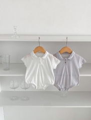 Infant Baby Unisex Solid Colors One Pieces In New Summer Wholesale