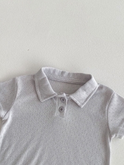 Infant Baby Unisex Solid Colors One Pieces In New Summer Wholesale