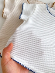 2024 Infant Baby Boy Little Bear Head Tops With Shorts Sets Wholesale