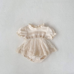New Arrivals Infant Baby Girls Laces One Piece Wholesale