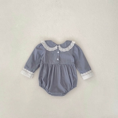 Infant Baby Girls Long Sleeves Bodysuit Onesies and Dress - Sister Matching Clothing in Autumn Wholesale