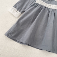 Infant Baby Girls Long Sleeves Bodysuit Onesies and Dress - Sister Matching Clothing in Autumn Wholesale