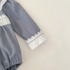 Infant Baby Girls Long Sleeves Bodysuit Onesies and Dress - Sister Matching Clothing in Autumn Wholesale