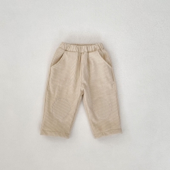 2024 New Arriavl Baby Kids Boys and Girls Solid Color Corduroy Pants In Winter&Autumn Wholesale