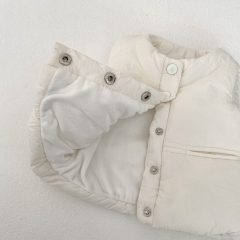 Baby and Toddler Kids' Thick Thermal Sleeveless Solid Color Vest Coat Wholesale
