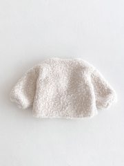 New Arrival Winter Infant Baby Kids Thickened Warm Coat with Plush Wholesale